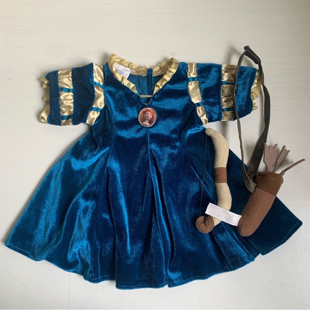 Build A Bear BABW Disney Brave Princess Merida Costume with Accessories